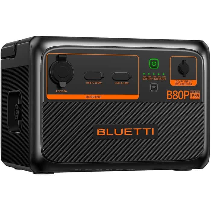Дополнительная батарея для ЗС Bluetti B80P Expansion Battery 806 Wh Black