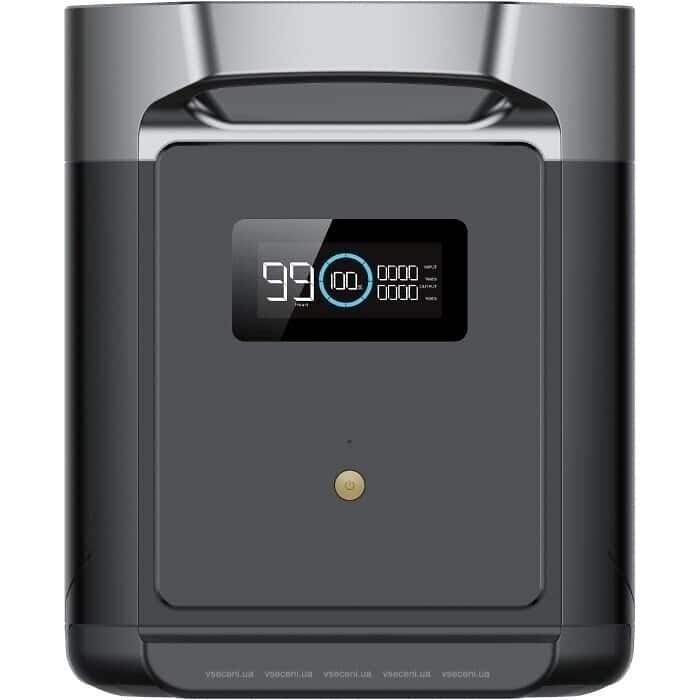 Додаткова батарея для ЗС EcoFlow Delta 2 Max Smart Extra Battery 2048 Wh Black (EFDELTA2MaxEB)