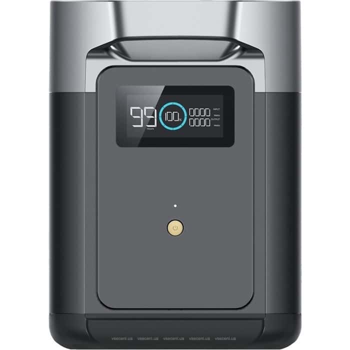 Дополнительная батарея для ЗС EcoFlow Delta 2 Smart Extra Battery 1024 Wh Black (ZMR330EB)