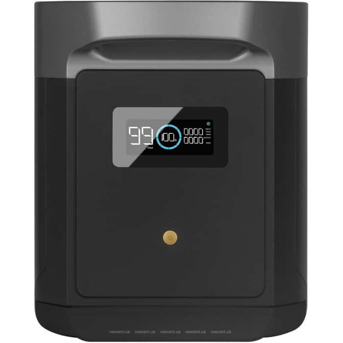 Додаткова батарея для ЗС EcoFlow Delta Max Smart Extra Battery 2016 Wh Black (DELTA2000EB-US)