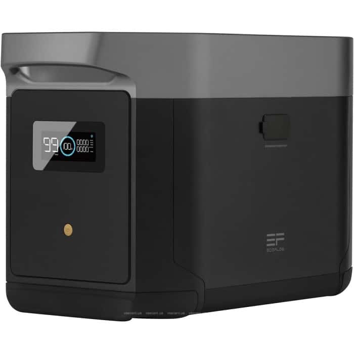 Додаткова батарея для ЗС EcoFlow Delta Max Smart Extra Battery 2016 Wh Black (DELTA2000EB-US)