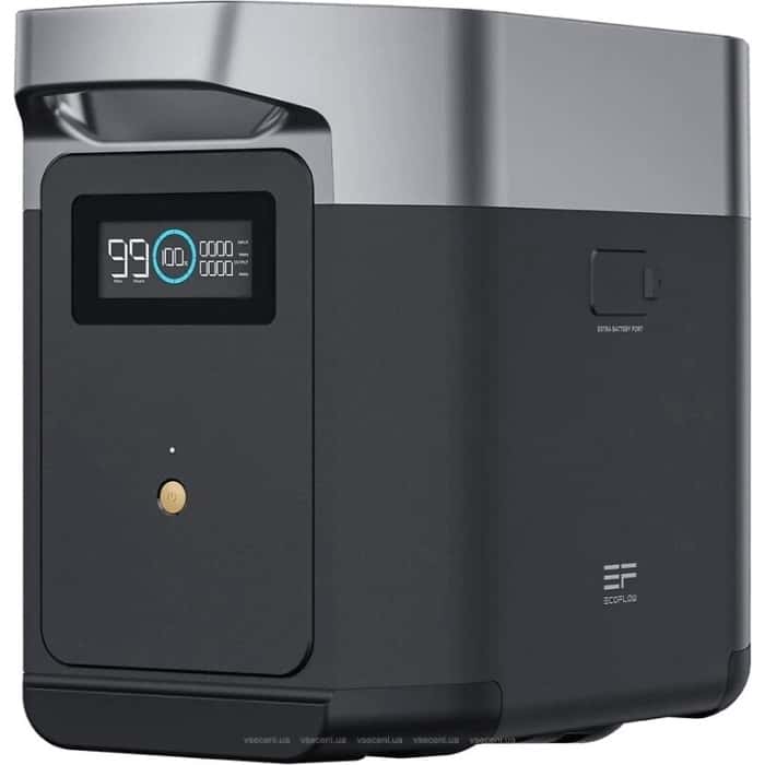Додаткова батарея для ЗС EcoFlow Delta 2 Smart Extra Battery 1024Wh Black (ZMR330EB)