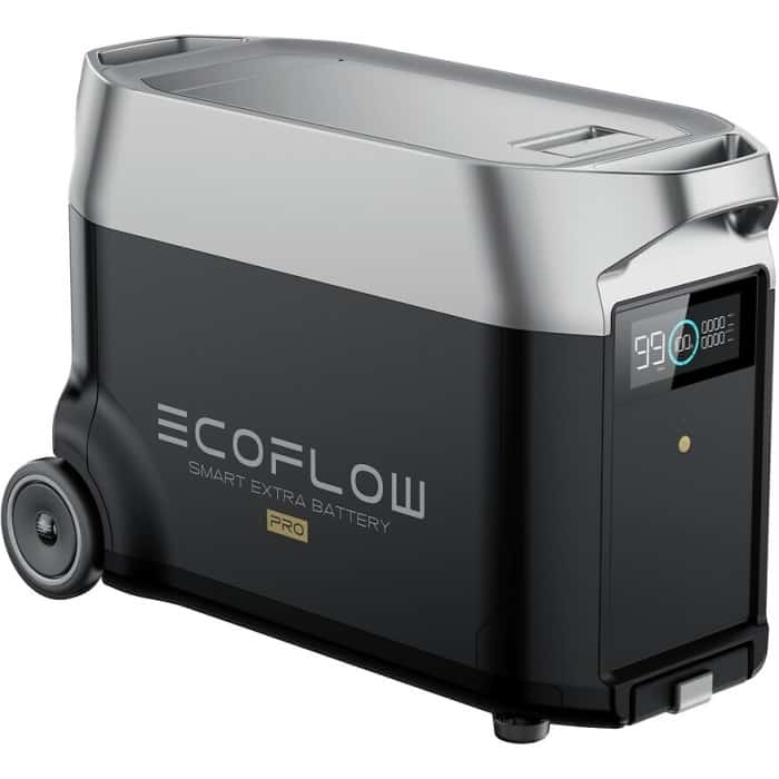 Додаткова батарея для ЗС EcoFlow Delta Smart Extra Battery 3600 Wh Black (DELTAProEB-US)