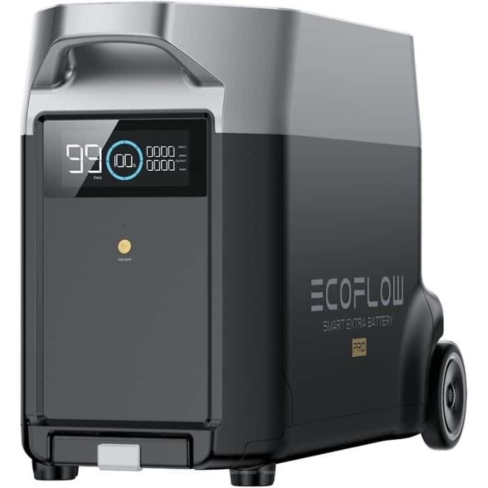 Додаткова батарея для ЗС EcoFlow Delta Smart Extra Battery 3600 Wh Black (DELTAProEB-US)