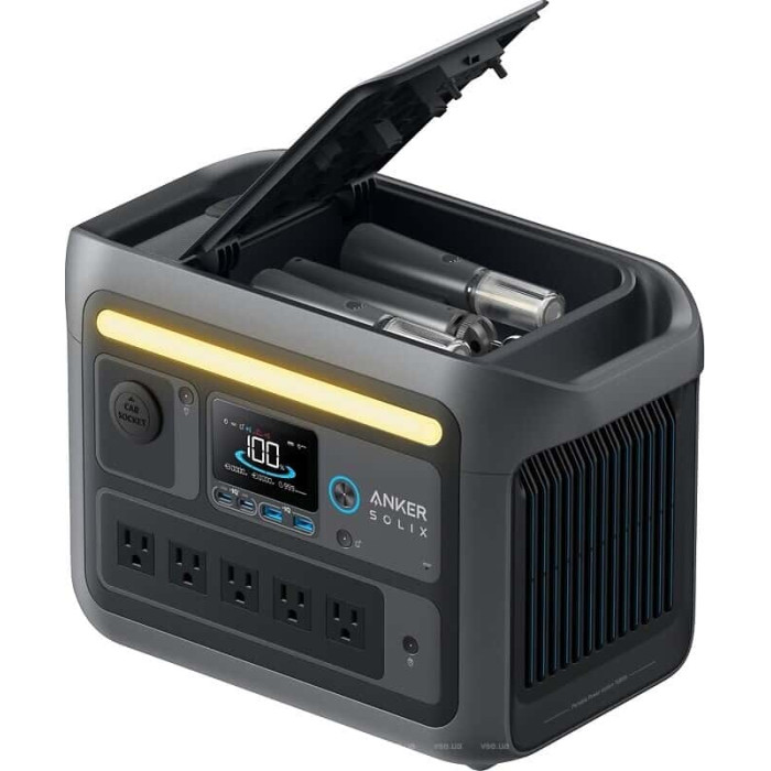 Зарядная станция Anker SOLIX C800 Plus 768 Wh Black