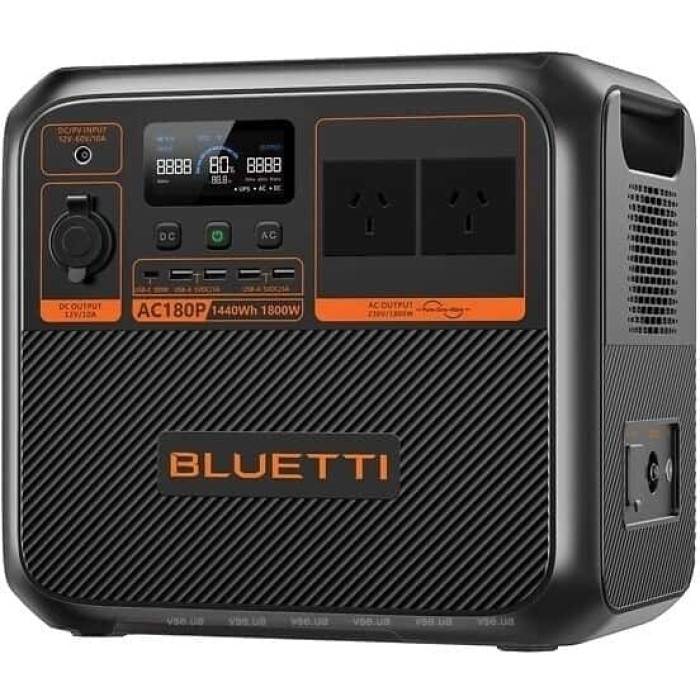 Зарядна станція Bluetti AC180P 1440 Wh Black