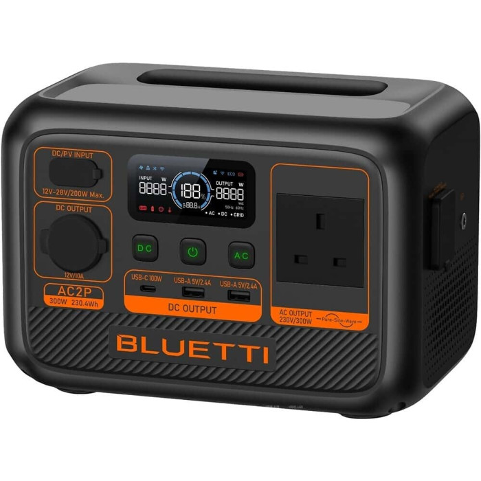 Зарядная станция Bluetti AC2P 230 Wh Black