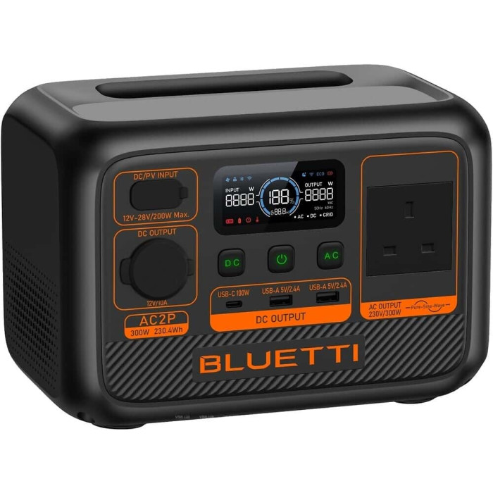 Зарядная станция Bluetti AC2P 230 Wh Black