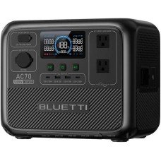 Зарядна станція Bluetti AC70 768 Wh Black