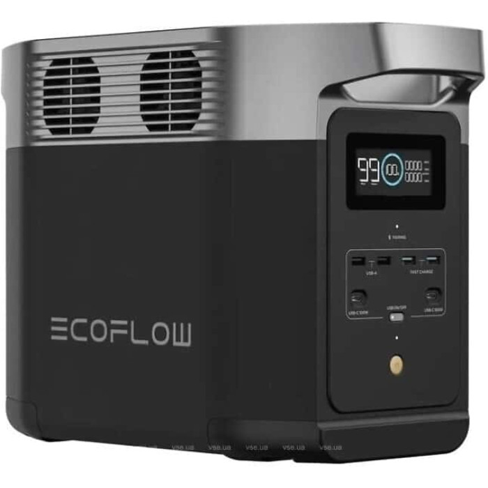Зарядна станція EcoFlow Delta 2 Max CN 2048 Wh Black (EFDELTA2Max-CN)