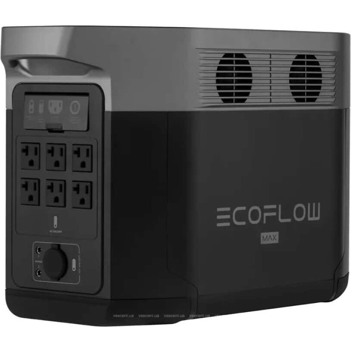 Зарядная станция EcoFlow Delta Max 1612 Wh Black (DELTAMAX1600-EU)