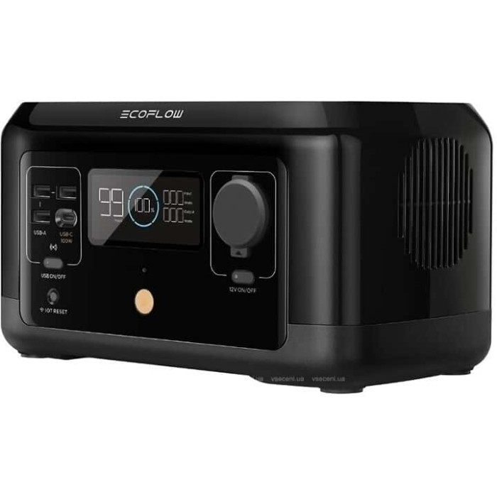 Зарядная станция EcoFlow River Mini Wireless 210 Wh Black (RIVERMINIWIRELESS)