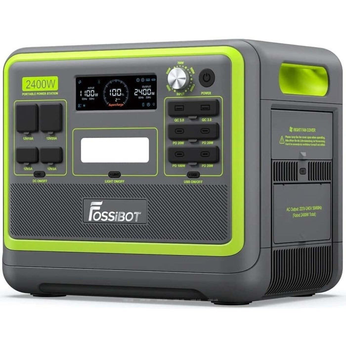 Зарядна станція Fossibot F2400 2048 Wh Green