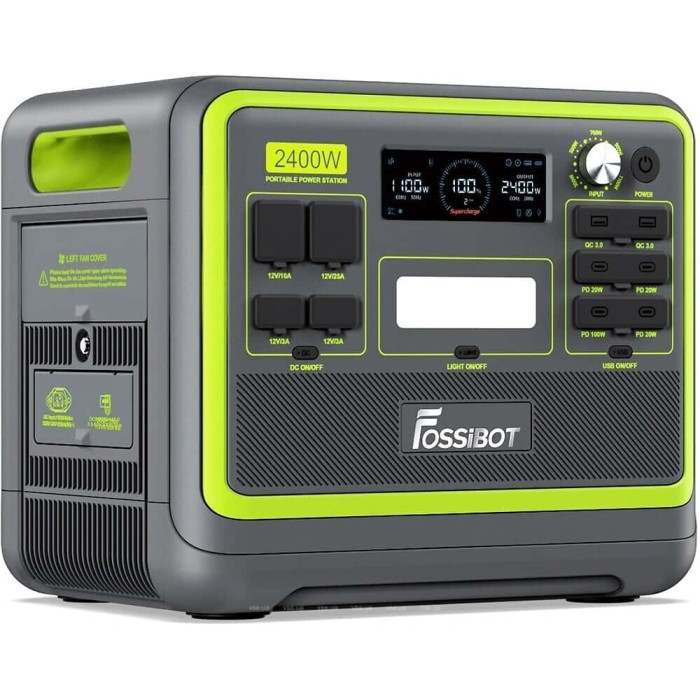 Зарядна станція Fossibot F2400 2048 Wh Green
