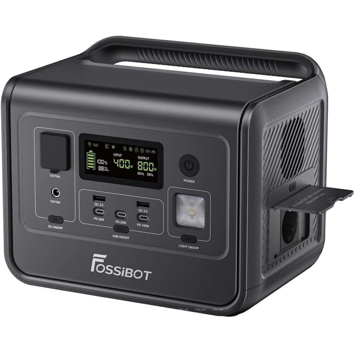Зарядная станция Fossibot F800 512 Wh Black