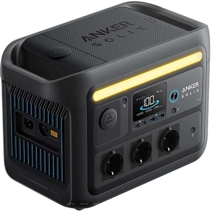 Зарядна станція Anker SOLIX C800X 768 Wh Black (A1755)