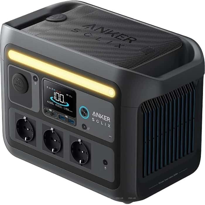 Зарядна станція Anker SOLIX C800X 768 Wh Black (A1755)