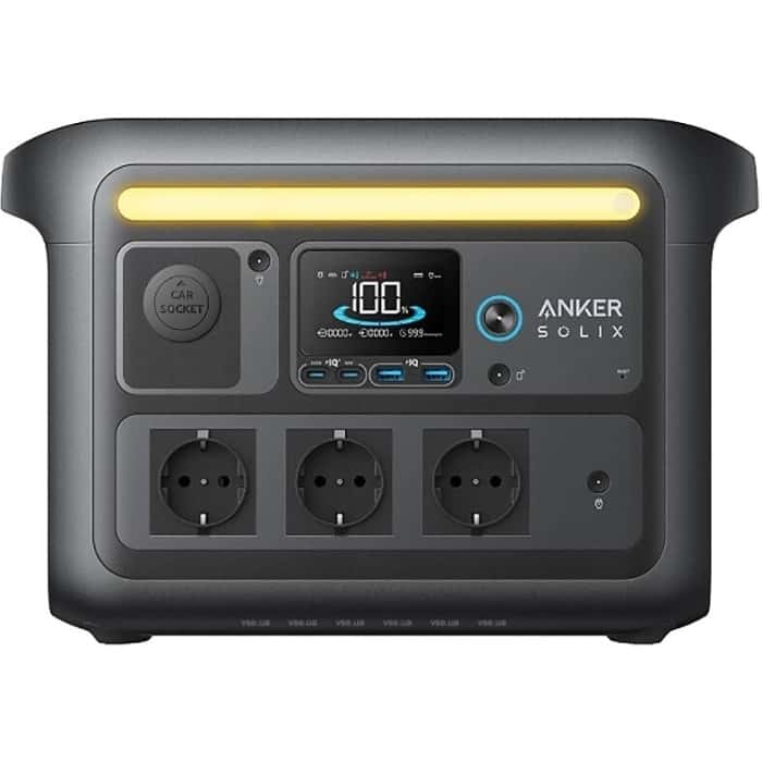 Зарядная станция Anker SOLIX C800X 768 Wh Black (A1755)