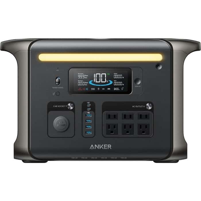 Зарядная станция Anker SOLIX F1500 1536 Wh Black
