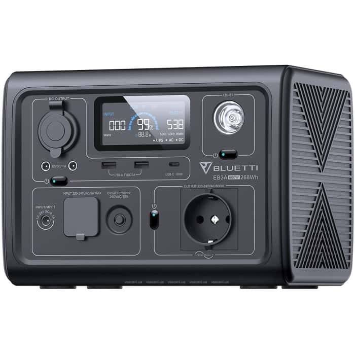 Зарядна станція Bluetti Portable Power Station EB3A 268 Wh Gray