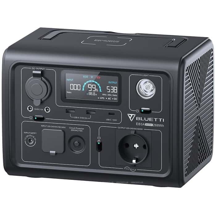 Зарядна станція Bluetti Portable Power Station EB3A 268 Wh Gray