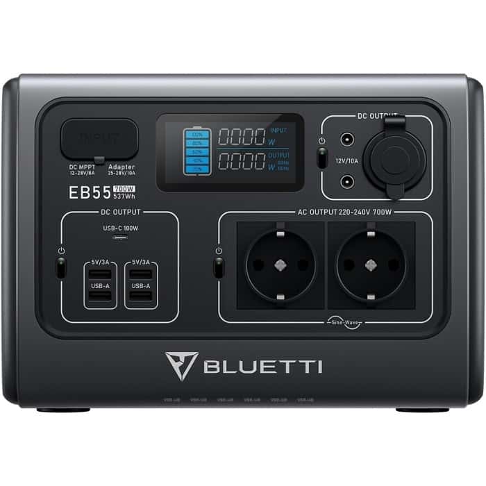 Зарядная станция Bluetti PowerOak EB55 537 Wh Gray
