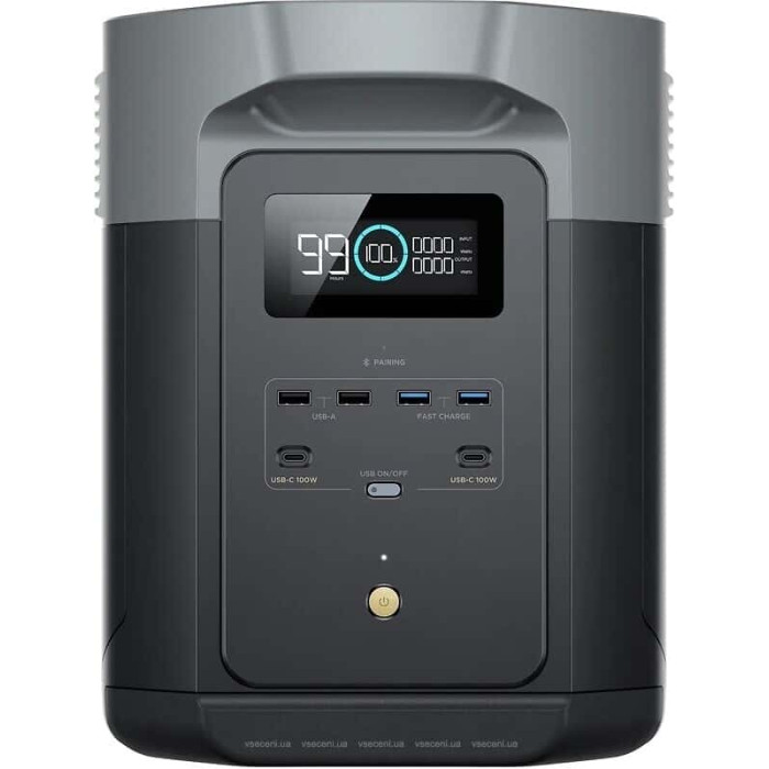 Зарядна станція EcoFlow Delta 2 Max AF 2048 Wh Black (EFDELTA2Max-AF)