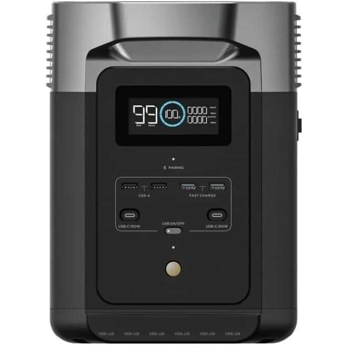 Зарядна станція EcoFlow Delta 2 Max CN 2048 Wh Black (EFDELTA2Max-CN)