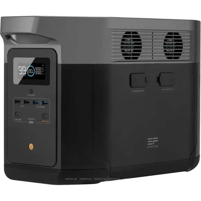 Зарядная станция EcoFlow Delta Max 1612 Wh Black (DELTAMAX1600-EU)