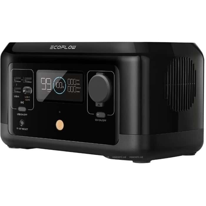 Зарядная станция EcoFlow River Mini Wireless 210 Wh Black (RIVERMINIWIRELESS)