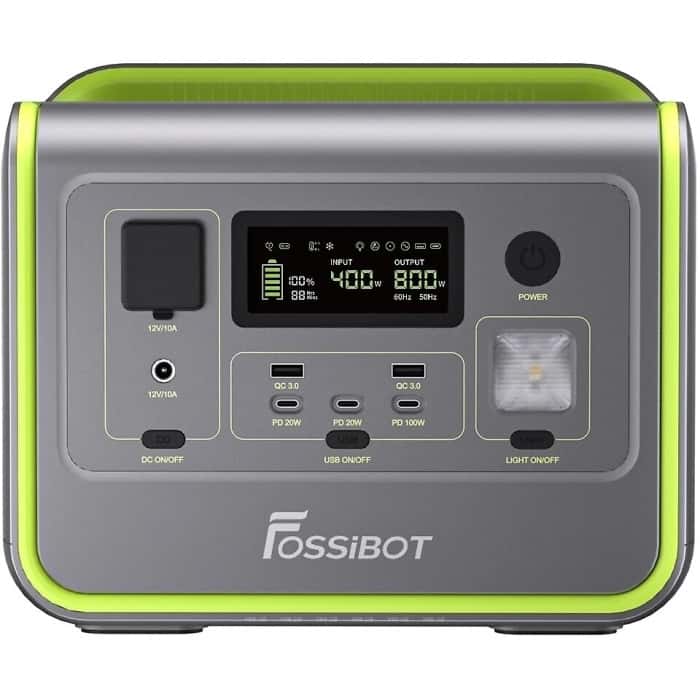 Зарядна станція Fossibot F800 512 Wh Green