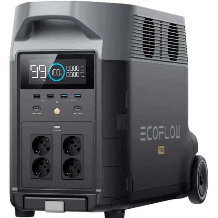 Зарядна станція EcoFlow Delta Pro 3600 Wh Black (DELTAPro-EU)