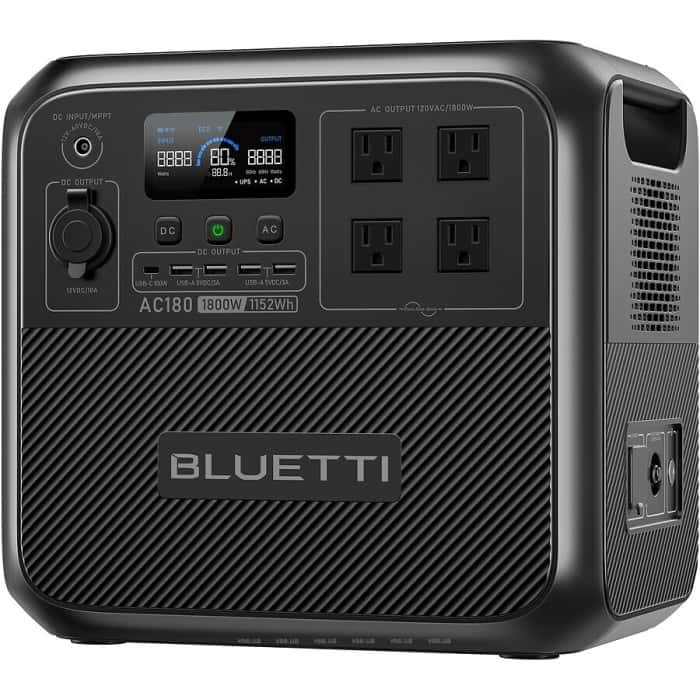 Зарядная станция Bluetti AC180 1152 Wh Black