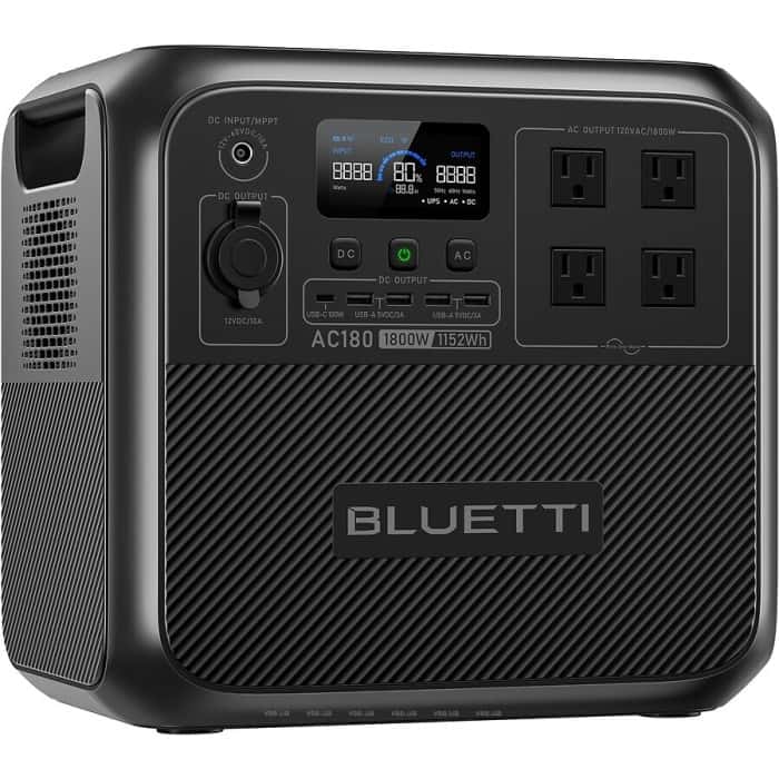 Зарядная станция Bluetti AC180 1152 Wh Black