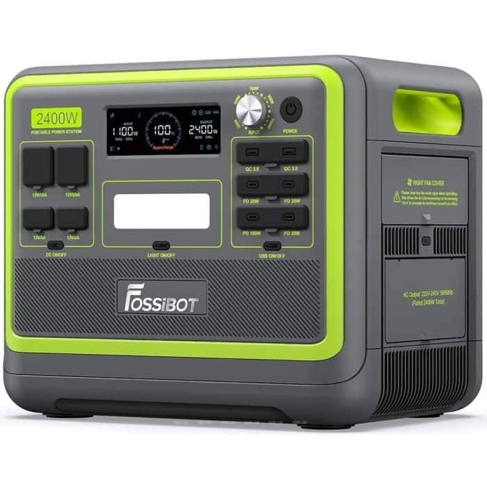 Зарядная станция Fossibot F2400 2048 Wh Green