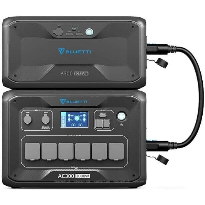 Зарядна станція Bluetti Home Battery Backup AC300 + B300 3072 Wh Black