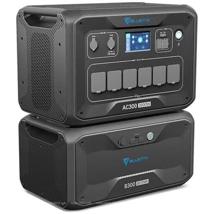 Зарядна станція Bluetti Home Battery Backup AC300 + B300 3072 Wh Black