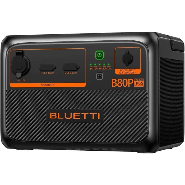 Додаткова акумулятор для ЗС Bluetti B80P Expansion Battery 806 Wh Black